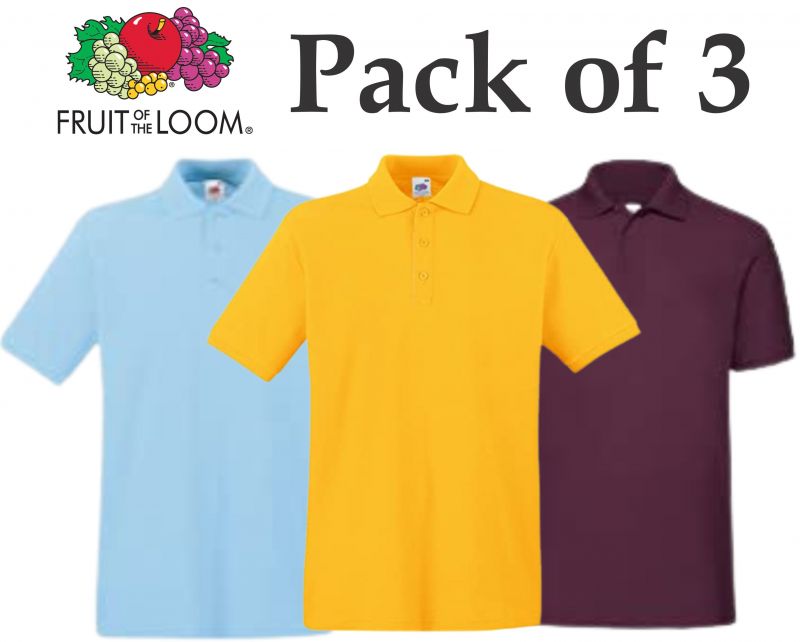 Fruit Of The Loom FotL Pack of 3-Mix