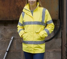 Ladies Hi-vis Executive  Waistcoat H-54