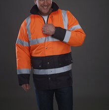 Hi-vis Two Tone Motorway Jacket H-70