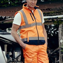 Hi-vis Softshell Gilet H-71