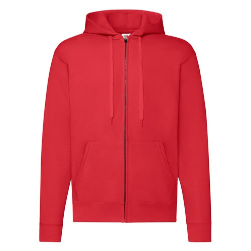 Fruit Of The Loom FotL New Zip hood Red