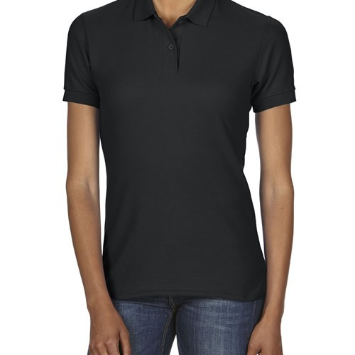 Gildan DryBlend Ladies Polo Black