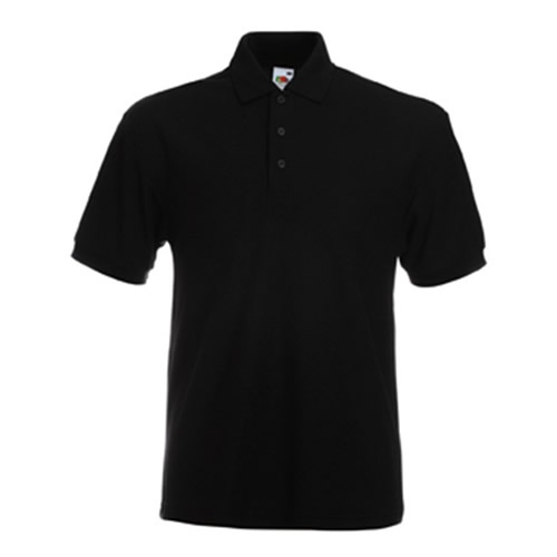 Fruit Of The Loom FotL Heavy Polo Black